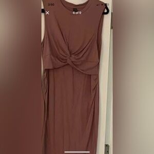 SHEIN Maternity Twist-Front Dress